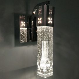 简约壁灯LED水晶客厅气泡水晶柱床头灯客厅汽泡柱镜前灯