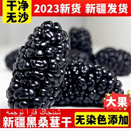 2023新货桑葚干新疆黑桑甚桑椹特等500g泡茶泡酒黑桑椹