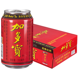 加多宝凉茶红罐装清热下火植物饮料310ml*24罐整箱凉茶饮品