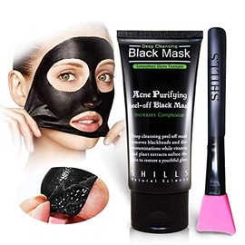 SHILLS Charcoal Black Mask  Peel Off Mask  Charcoal Mask