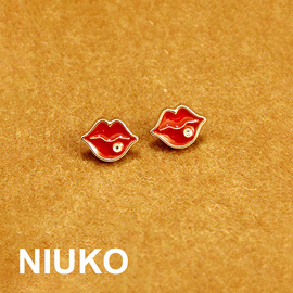 NIUKO 衬衫扣 服装纽扣 衬衣扣子 钮扣 时尚红色嘴唇美式风格设计