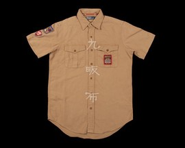 RL 早期 巔峰 名作 重工 洗水 登山系列 貼布 軍款 短袖 襯衫 絕