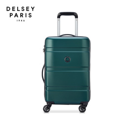 delsey戴乐世拉杆箱万向轮，20寸拉链登机箱3760