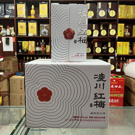 道光廿五白酒 经典凌川红梅 酱香型白酒 53度 500ml *1粮食酒