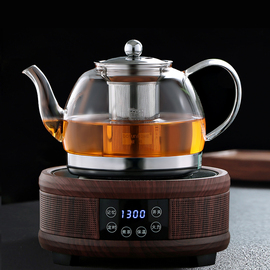 玻璃茶壶电磁炉专用煮茶壶，黑茶电陶炉煮茶器，耐热烧水壶家用泡茶具