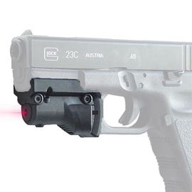 Glock格洛V克 G17红激光灯M92战术支架1911多种型号下挂带电池激