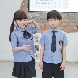 幼儿园园服夏季小学生校服班服泰国衬衫毕业照套装六一儿童演出服