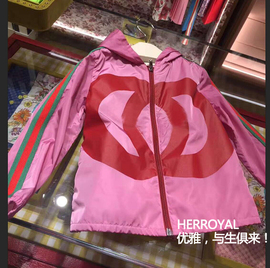 HERROYAL2024防晒衣轻薄外套夏装秋装女童风衣中大童洋气母女亲子