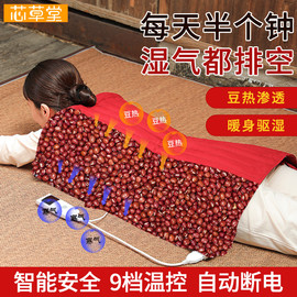红豆热敷袋电加热理疗包温敷带肩颈毯后背，原始点插电热垫