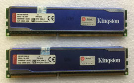 金士顿 骇客Blu DDR3 1600 8G KHX1600C10D3B1/8G 台式机内存