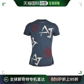 香港直邮ARMANI JEANS 男款 AJ 都市个性趣味手写短袖T恤 年轻贴