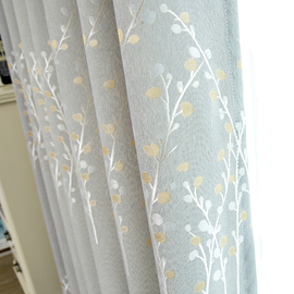 遮光窗帘成品加厚遮阳布，2024年客厅卧室免打孔全挂钩简约现代