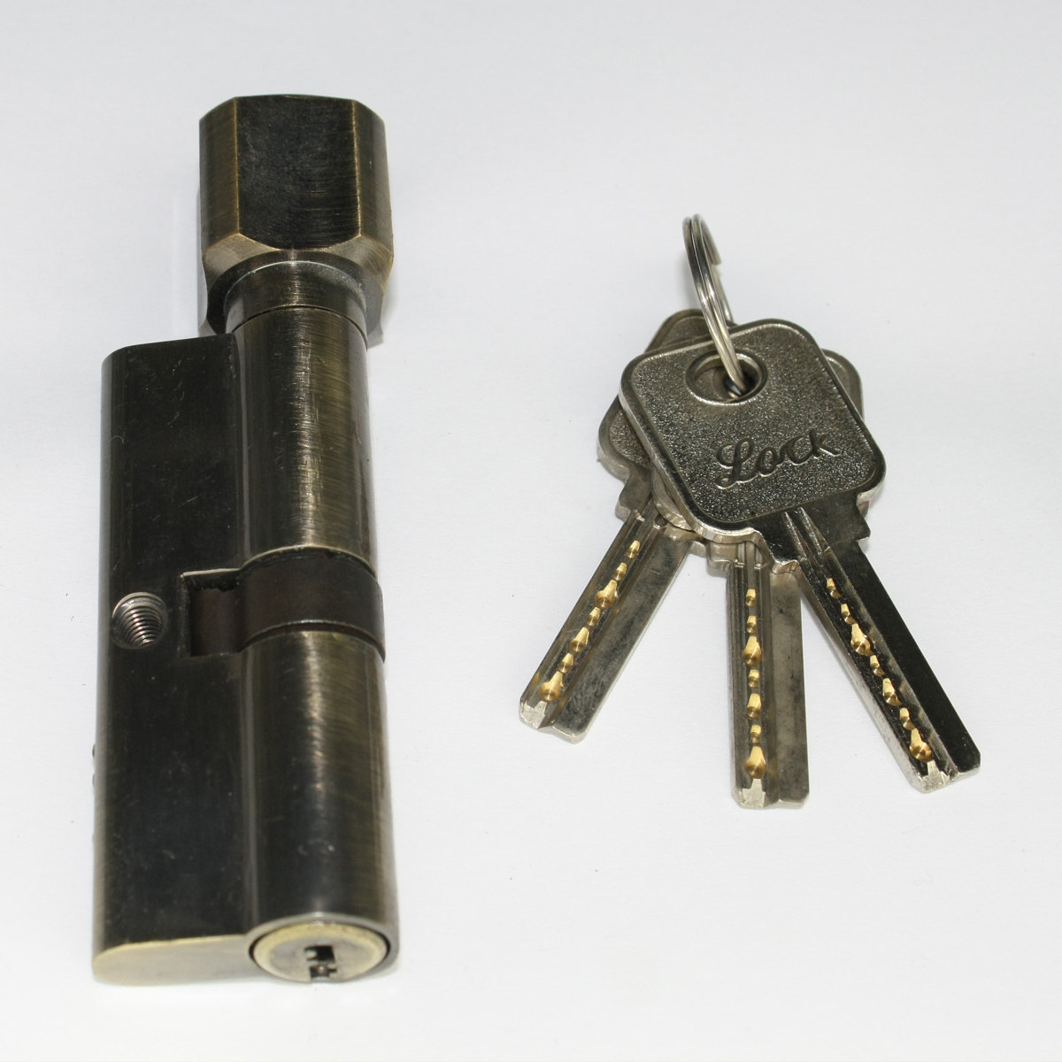 青古铜精工梅花柄锌合金房门锁芯室内门锁芯执手门锁70葫芦锁芯20