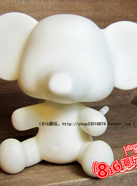 潮玩TOY2Rqee素体白模涂鸦公仔