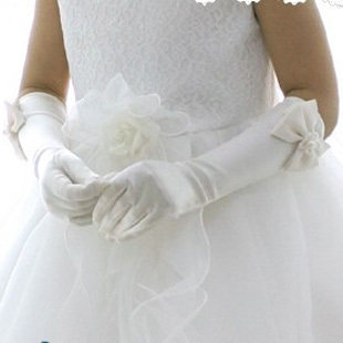 Gants pour fille en satin - Ref 2150438 Image 1