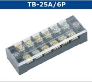 固定式螺钉接线端子TB-2506接线板接线排大电流端子条 25A