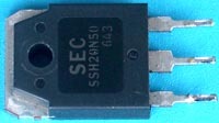 场效应管 SEC SSH20N50 500V 20A 管脚如图 现货实价 10只价