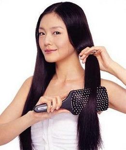 大S推荐 带气囊 宽齿扁梳按摩梳子 卷发梳