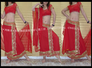民族服装 演出服装 印度舞 印度服装 鸿舞衣印度14舞蹈服装