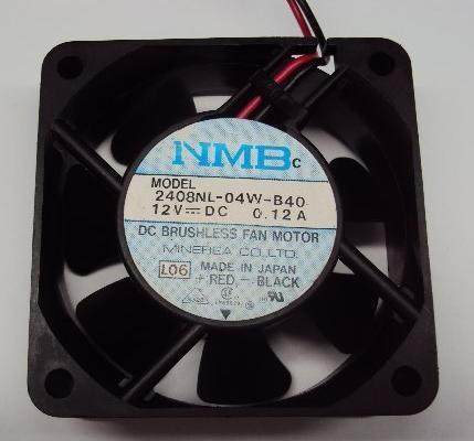 热销推荐原装 NMB 6020 2408NL-04W-B40 DC12V 6cm 散热风扇