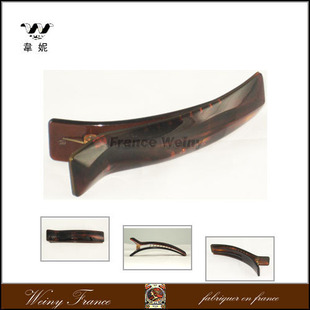 法国韦妮WEINY 横发抓 横夹D0698亮咖啡色 产品保障 经典