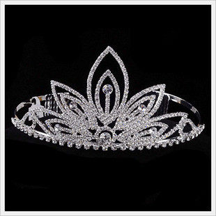 新光饰品镶钻璀璨皇冠新娘头饰
