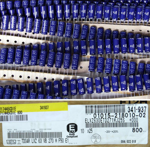 日本原装 NIPPON LXZ UF 63V 270UF 低ESR 高速 电容 10只价