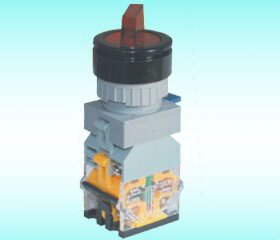 双科开孔30MM两三档带灯旋钮（二位置、三位置）LAY50-22AC3-11XD