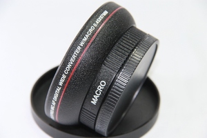 67mm 广角镜头 0.45倍 广角镜 带微距镜头 适用佳能60D 尼康D90