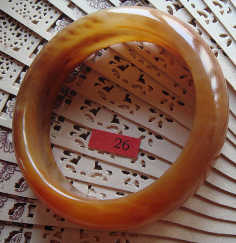 云南龙黄玉镯龙玉手环、黄蜡石天然A货内径57.5大圈手镯26