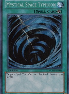 游戏王 美版 正版 - 旋风 Mystical Space Typhoon/银碎/LCYW