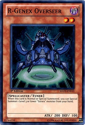 游戏王 美版 正版 - 真次世代协调员 R-Genex Overseer/面闪/HA03