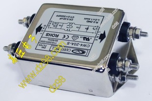 20A 通用交流单相 电源 滤波器CW4 20A螺栓接线型 净化器 CW4