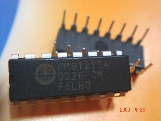电话配件 IC集成电路芯片UM91215A（发号/通话芯片 16脚）
