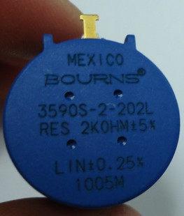 (冲钻特价）原装正品 BOURNS 精密多圈电位器 3590S-2-103L 10K - 封面