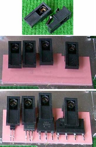 TO 220 247塑封 功率管 按装 夹件 塑料制 进口拆件 10只价
