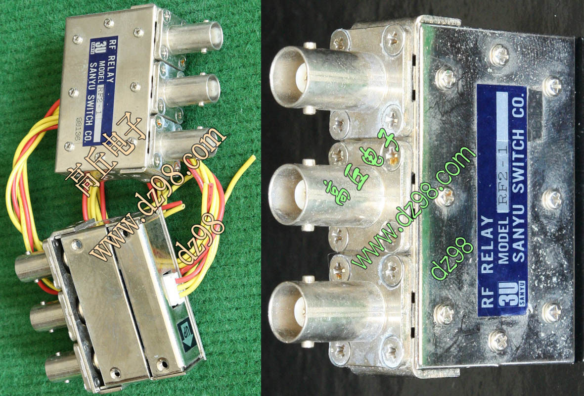3U SANYU RF RELAY RF2-1 12V高频继电器 切换开关 进口二手品