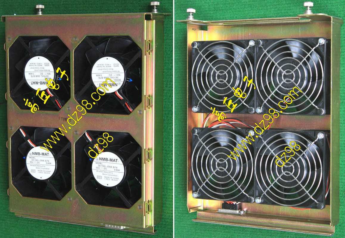 NMB-MTA 50V 0.6A 整板4只自带温控滚珠轴承温控风扇 9238