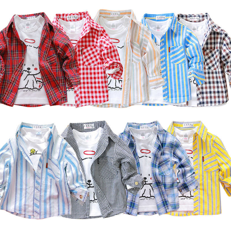 Chemise garcon MOON KIDS à manche longue - Ref 2075165 Image 1