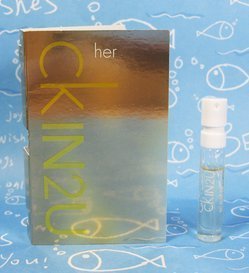 专柜正品试管CK 喜欢你IN2U for her女士香水1.2ml 带喷~满6送1