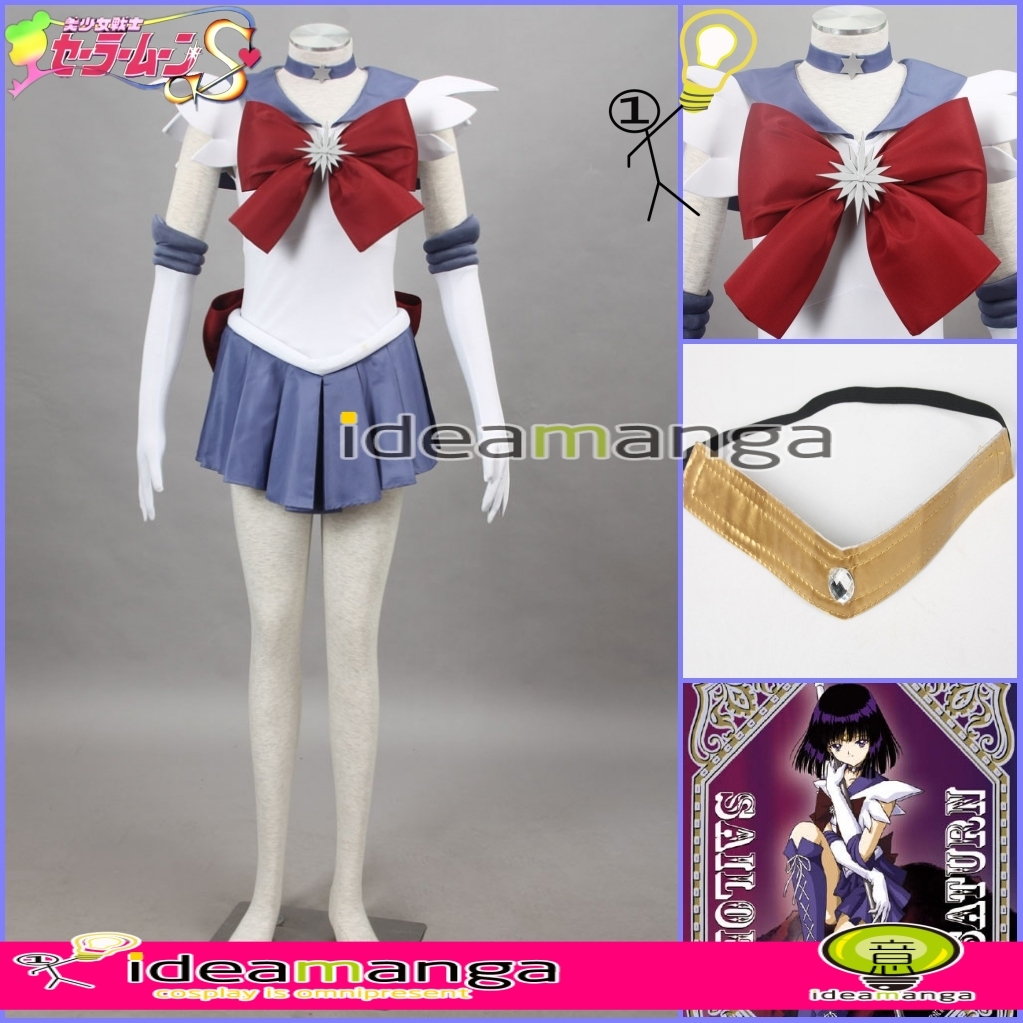 cosplay动漫衣服装Sailor Saturn美少女战士土萌萤装水手土星【精 模玩/动漫/周边/娃圈三坑/桌游 Cosplay女装/cos女装 原图主图