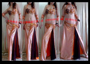 专业订做 肚皮舞服装 橙005 橙色诱惑 鸿舞衣