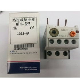 大量批发原装LG/LS热过载继电器GTH22/3 3.3A