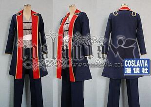 皇冠漫谈社 COSPLAY服装定做银魂高杉晋助攘夷套装COS