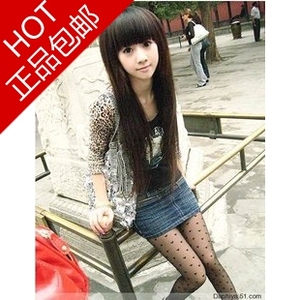 包邮免运费假发有层次  清新可人斜刘海长直发