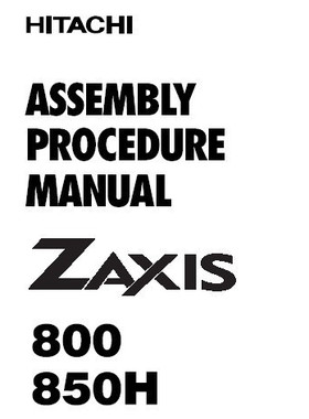 ZX800,850H 服务手册含配件目录