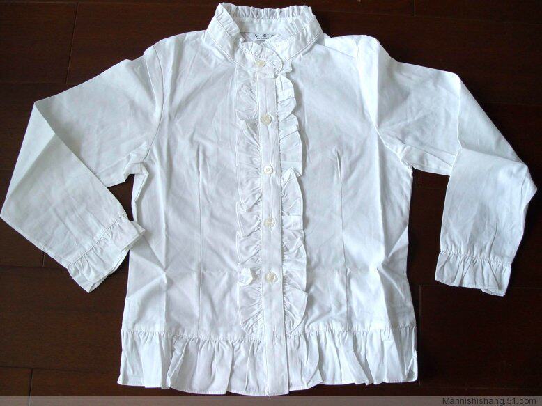 Chemise fille à manche longue - Ref 2087065 Image 1