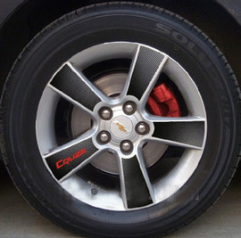 科鲁兹轮毂碳纤维汽车装饰贴纸轮圈拉花 克鲁兹个性改装专用车贴