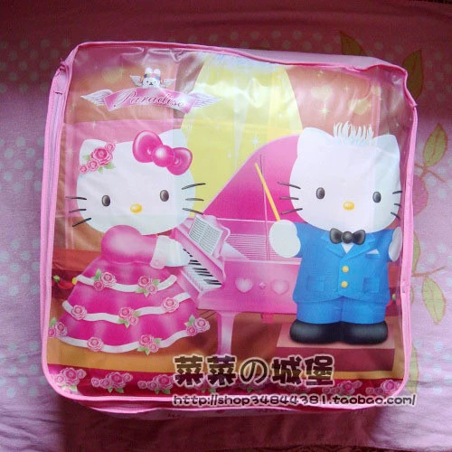 Hello kitty, милая сумка для хранения из нетканого материала, защита от насекомых и влаги