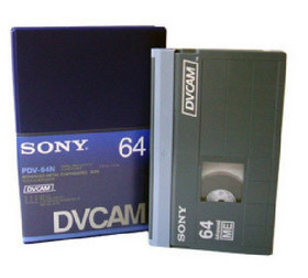 【专柜正品】SONY 索尼 DVCAM带 PDV-64N 索尼 64分钟摄像带